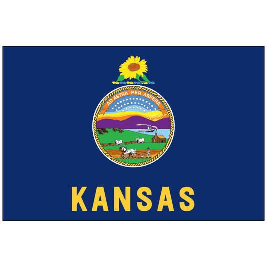 Nylon-Kansas-State-Flag-Flagsource-Southeast-Woodstock-Ga
