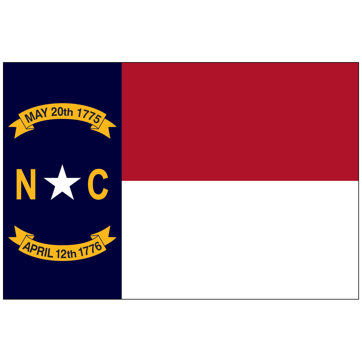 Nylon-North-Carolina-State-Flag-Flagsource-Southeast-Woodstock-Ga