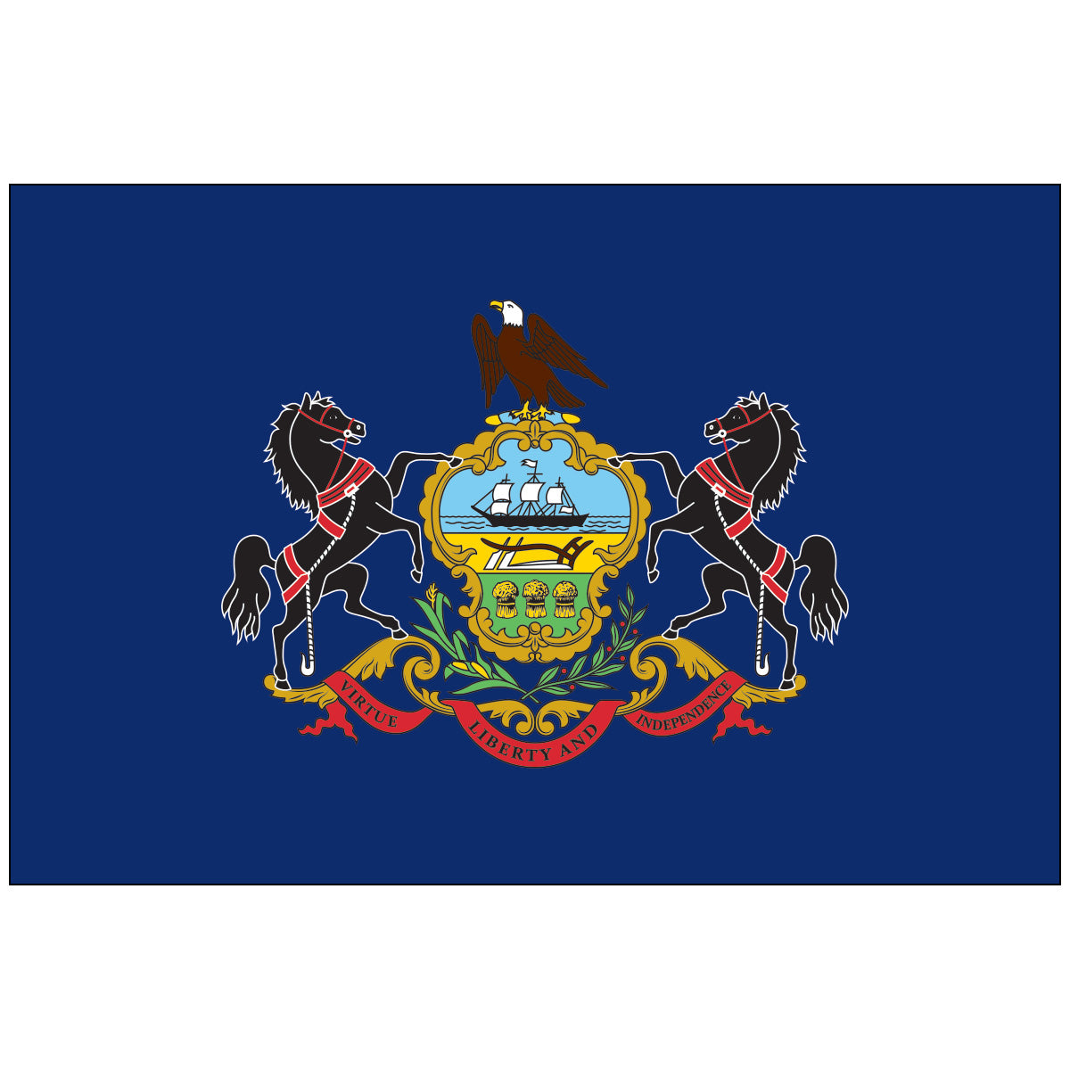Nylon-Pennsylvania-State-Flag-Flagsource-Southeast-Woodstock-Ga