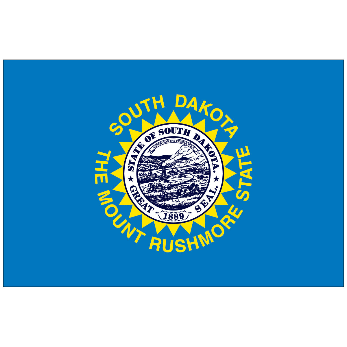 Nylon-South-Dakota-State-Flag-Flagsource-Southeast-Woodstock-Ga