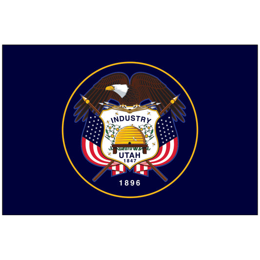 Nylon-Utah-State-Flag-Flagsource-Southeast-Woodstock-Ga
