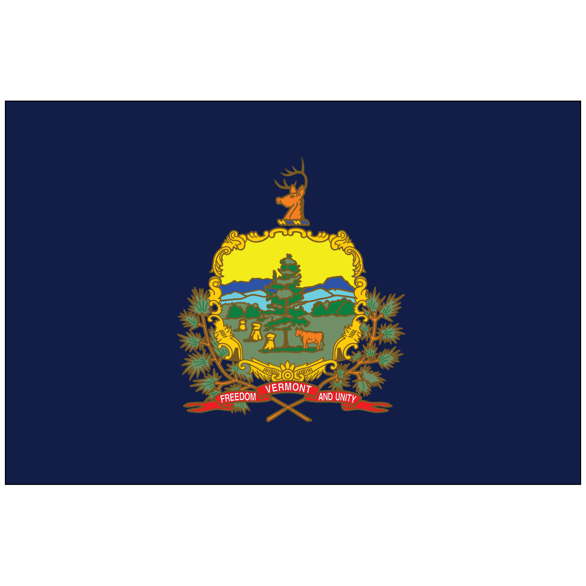Nylon-Vermont-State-Flag-Flagsource-Southeast-Woodstock-Ga