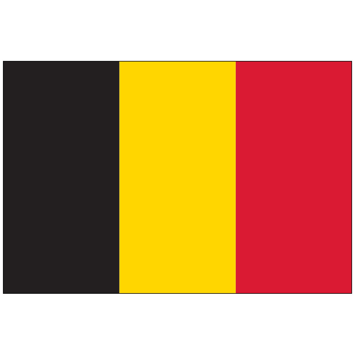 Belgium Flag - Large 5 x 3 FT - Belgian Country Europe