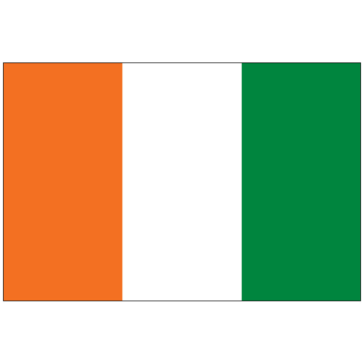 Ivory-Coast-Flag-National-Flags-International-Flags-Country Flags-Flagsource Southeast-Woodstock-GA