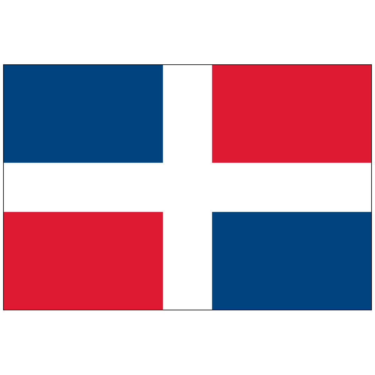 Dominican-Republic-Flag-National-Flags-International-Flags-Country Flags-Flagsource Southeast-Woodstock-GA