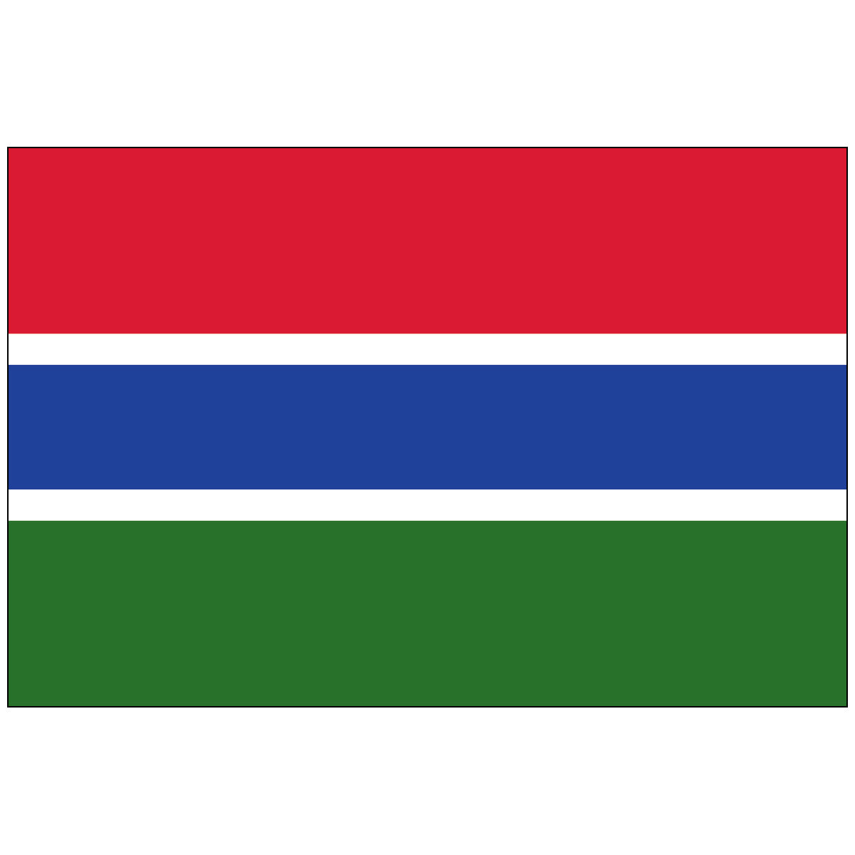 Gambia-Flag-National-Flags-International-Flags-Country Flags-Flagsource Southeast-Woodstock-GA