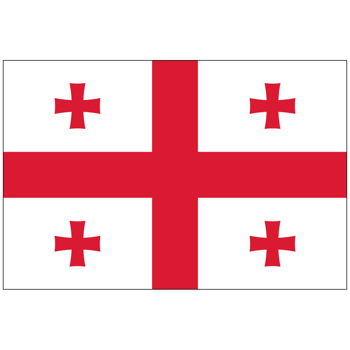 Georgia-Flag-National-Flags-International-Flags-Country Flags-Flagsource Southeast-Woodstock-GA