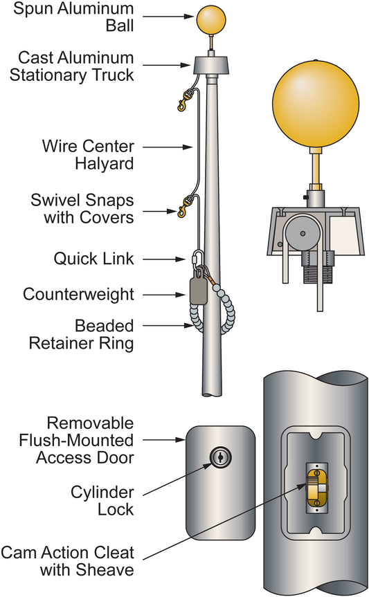 Vanguard Series Flagpole