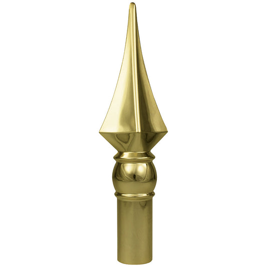 ABS gold styrene flag spear