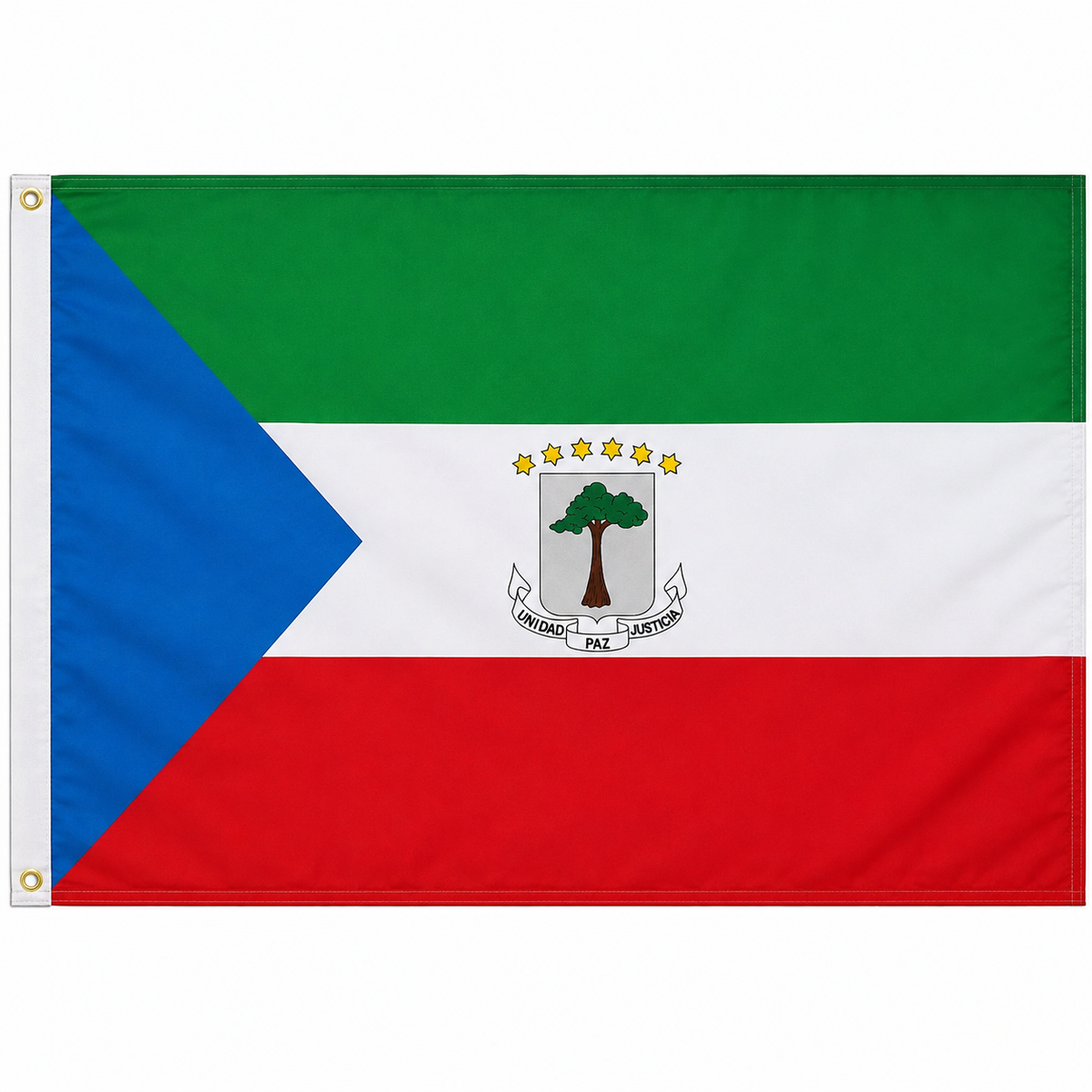 Equatorial Guinea Flag 2'x3' to 5'x8' Nylon
