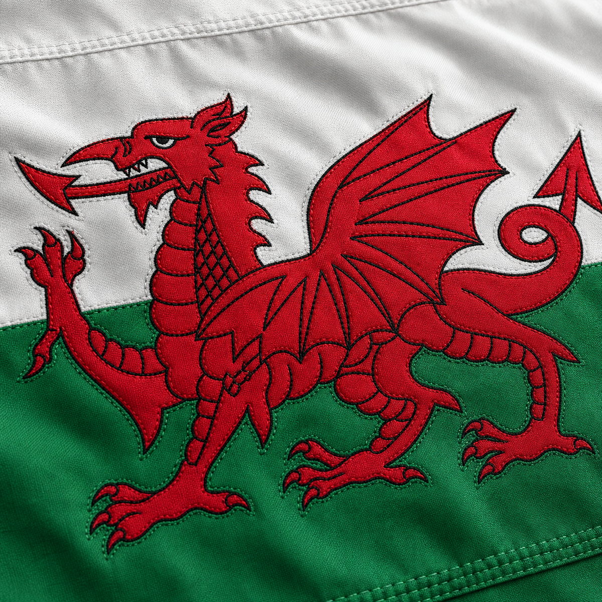 Wales Flag 2'x3' to 5'x8' Nylon