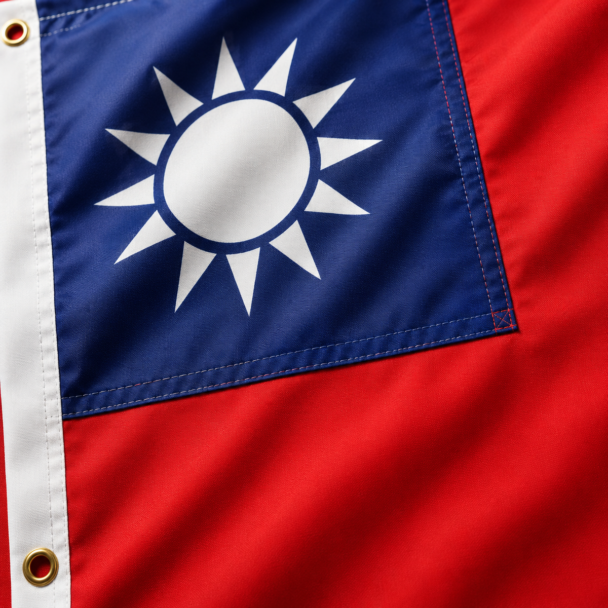 Taiwan Flag 2'x3' to 5'x8' Nylon