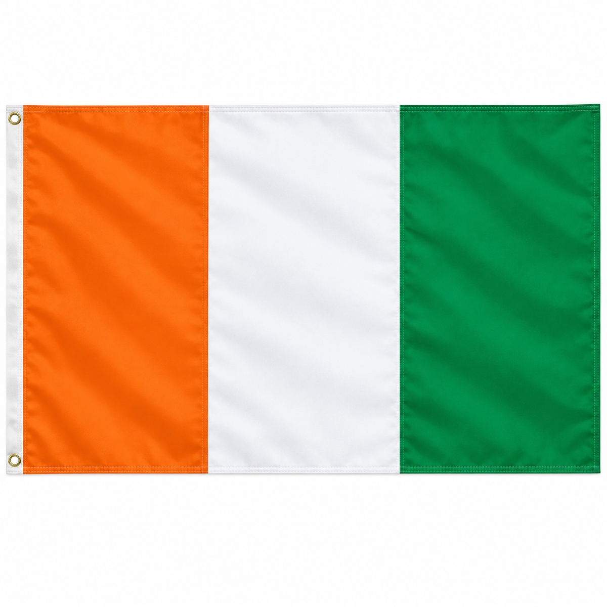 Ivory Coast (Cote d'ivoire) Flag 2'x3' to 5'x8' Nylon