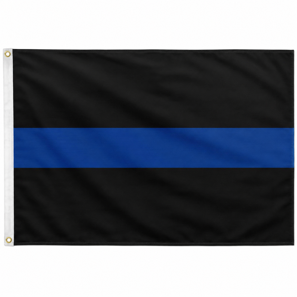 Thin Blue Line Flag
