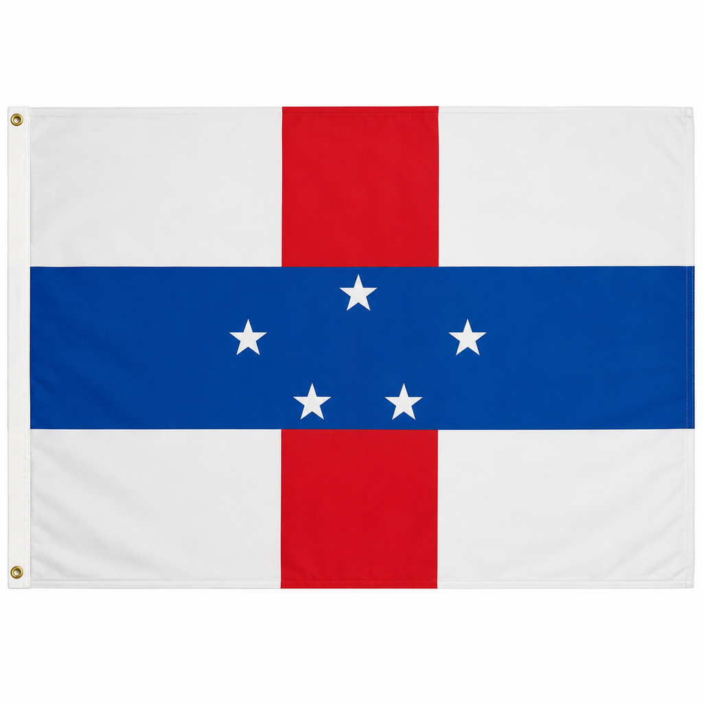 Netherlands Antilles Flag 2'x3' to 5'x8' Nylon