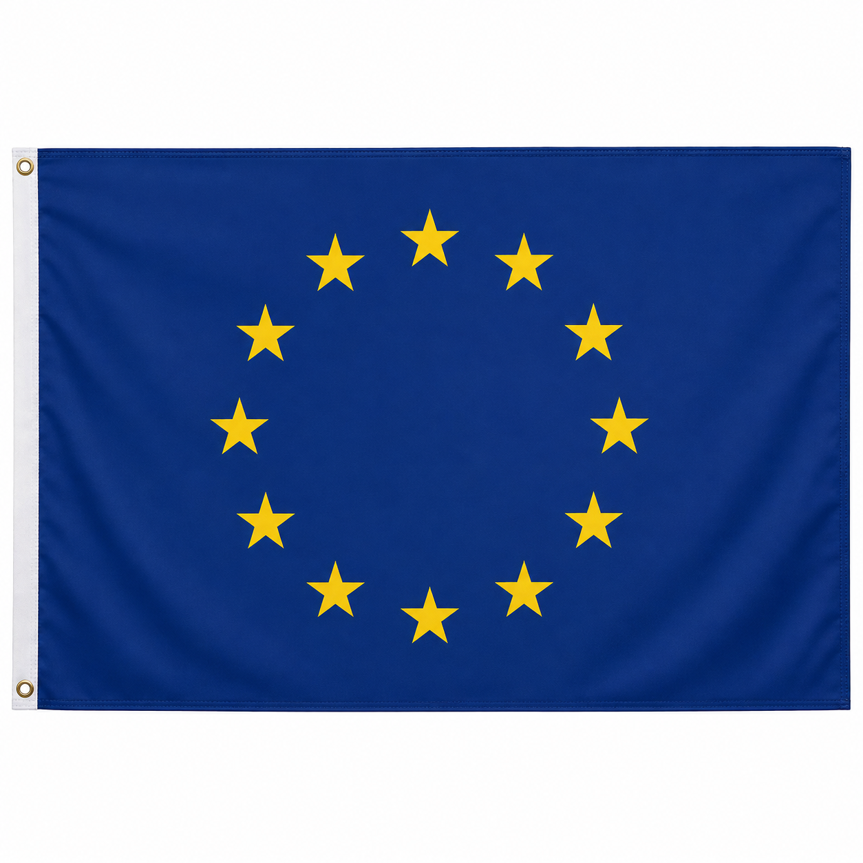 European Union Flag 2'x3' to 5'x8' Nylon