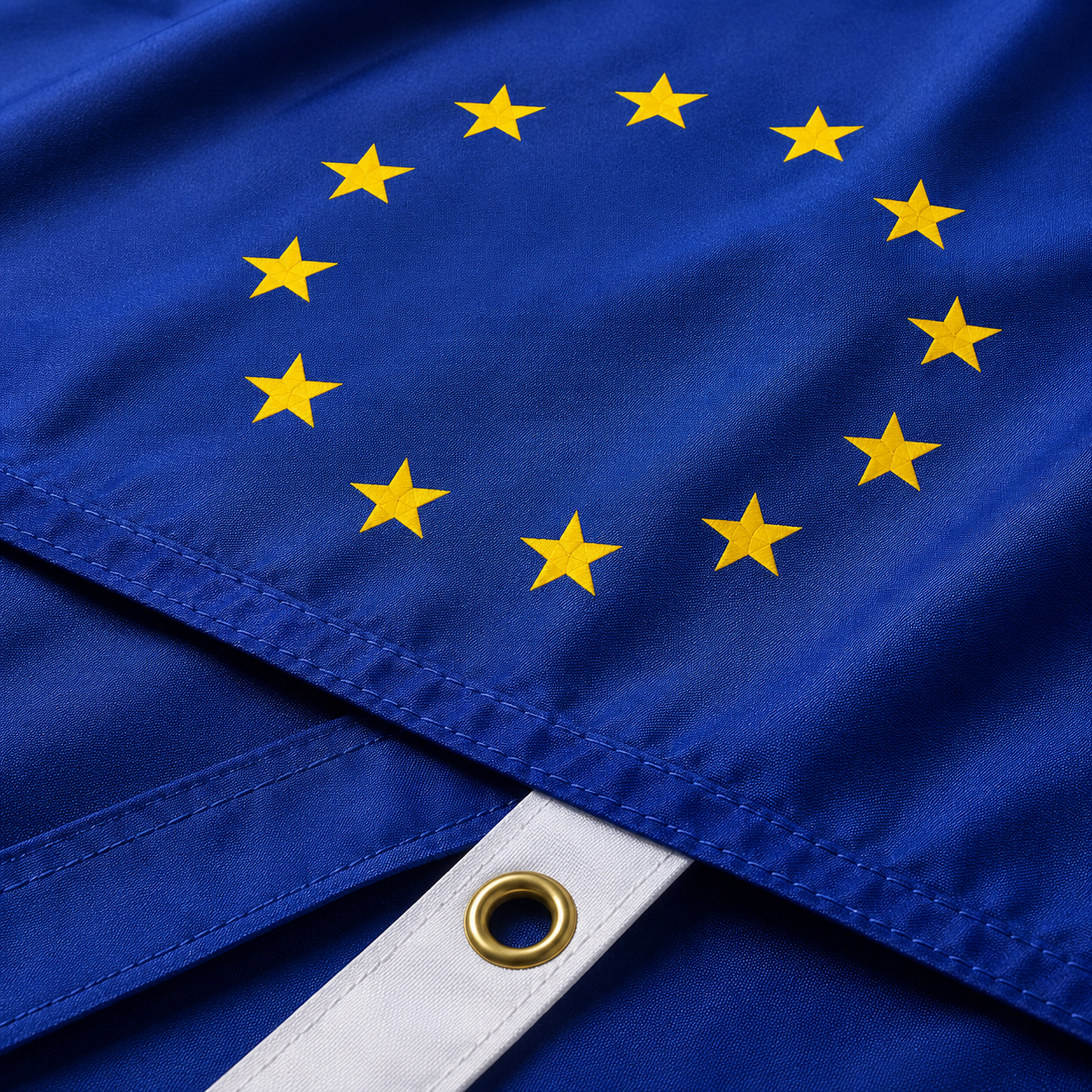 European Union Flag 2'x3' to 5'x8' Nylon