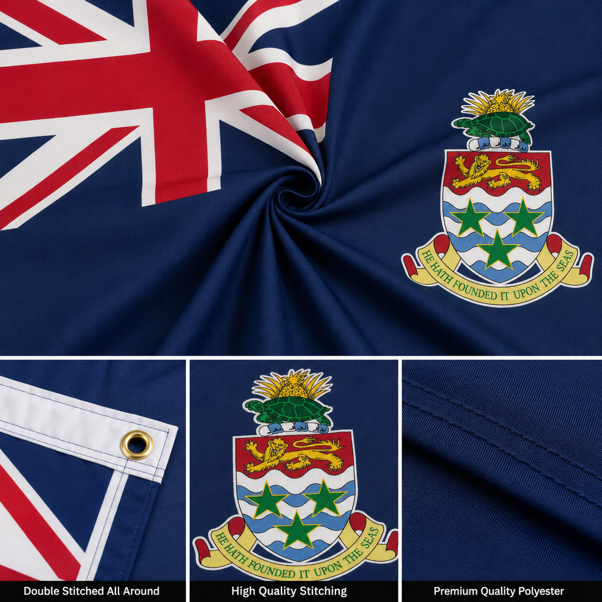 Cayman Islands Flag 2'x3' to 5'x8' Nylon