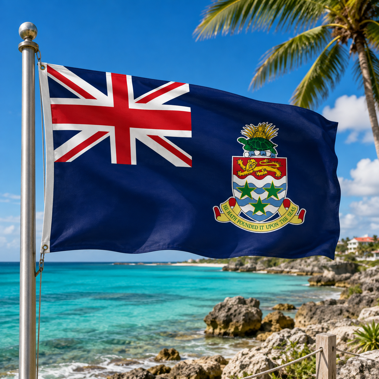 Cayman Islands Flag 2'x3' to 5'x8' Nylon