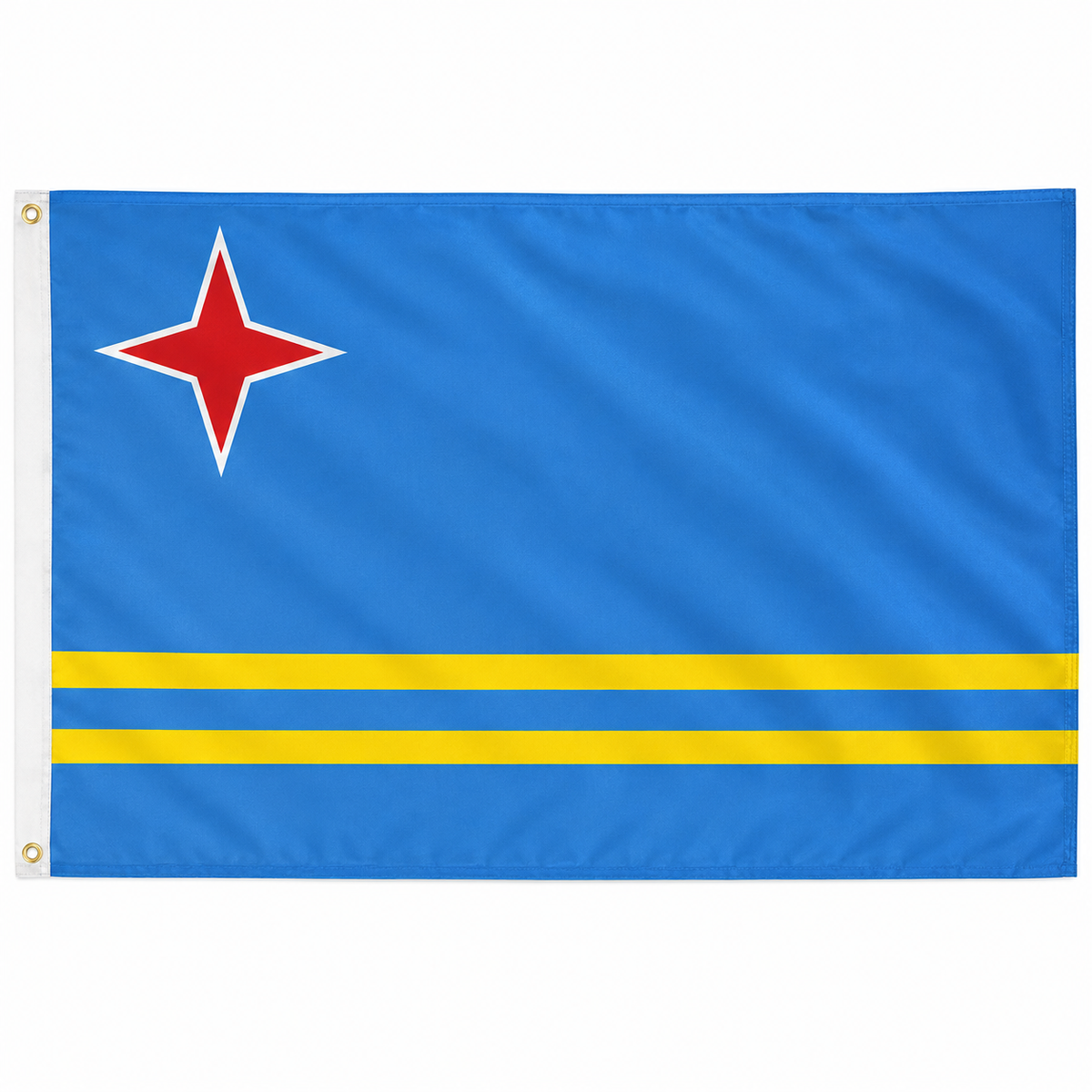 Aruba Flag 2'x3' to 5'x8' Nylon