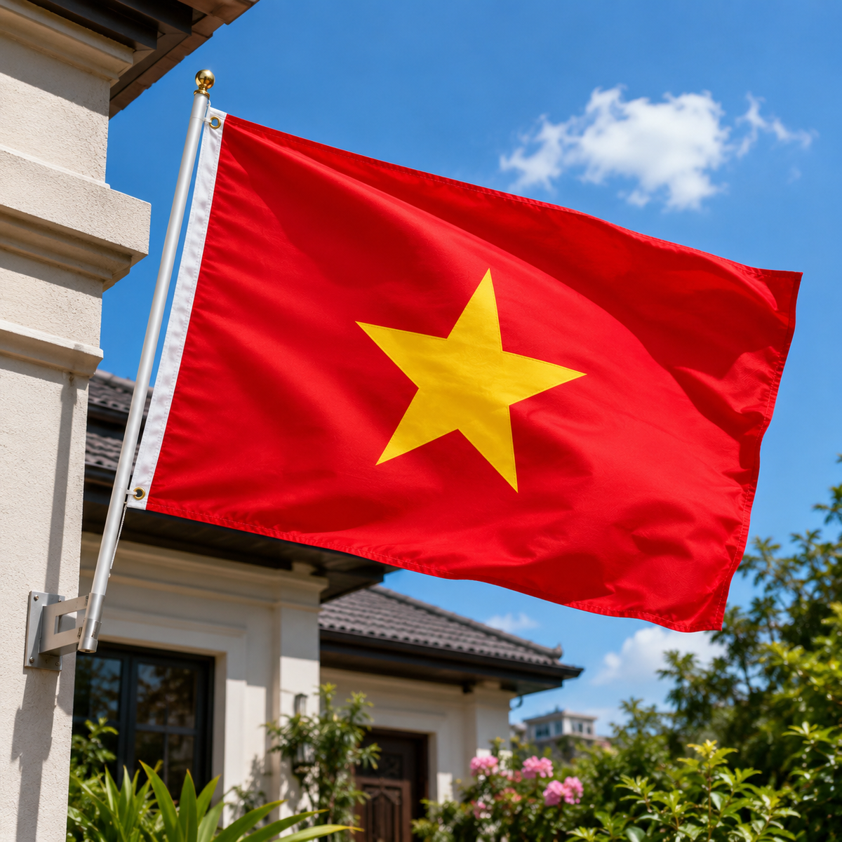Vietnam Flag 2'x3' to 5'x8' Nylon