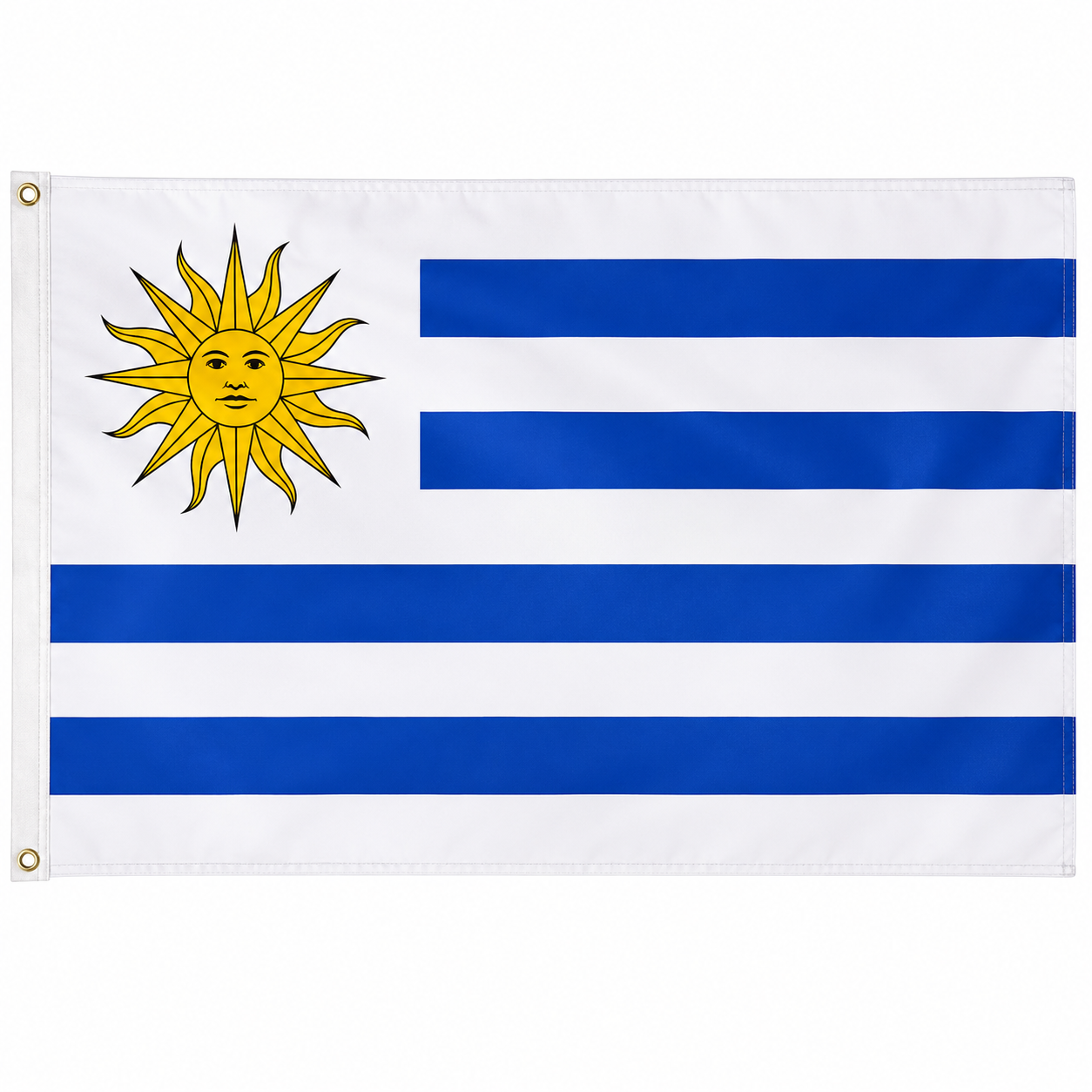 Uruguay Flag 2'x3' to 5'x8' Nylon