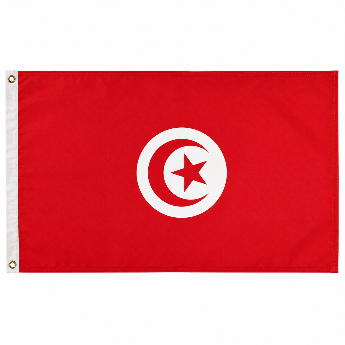 Tunisia Flag 2'x3' to 5'x8' Nylon