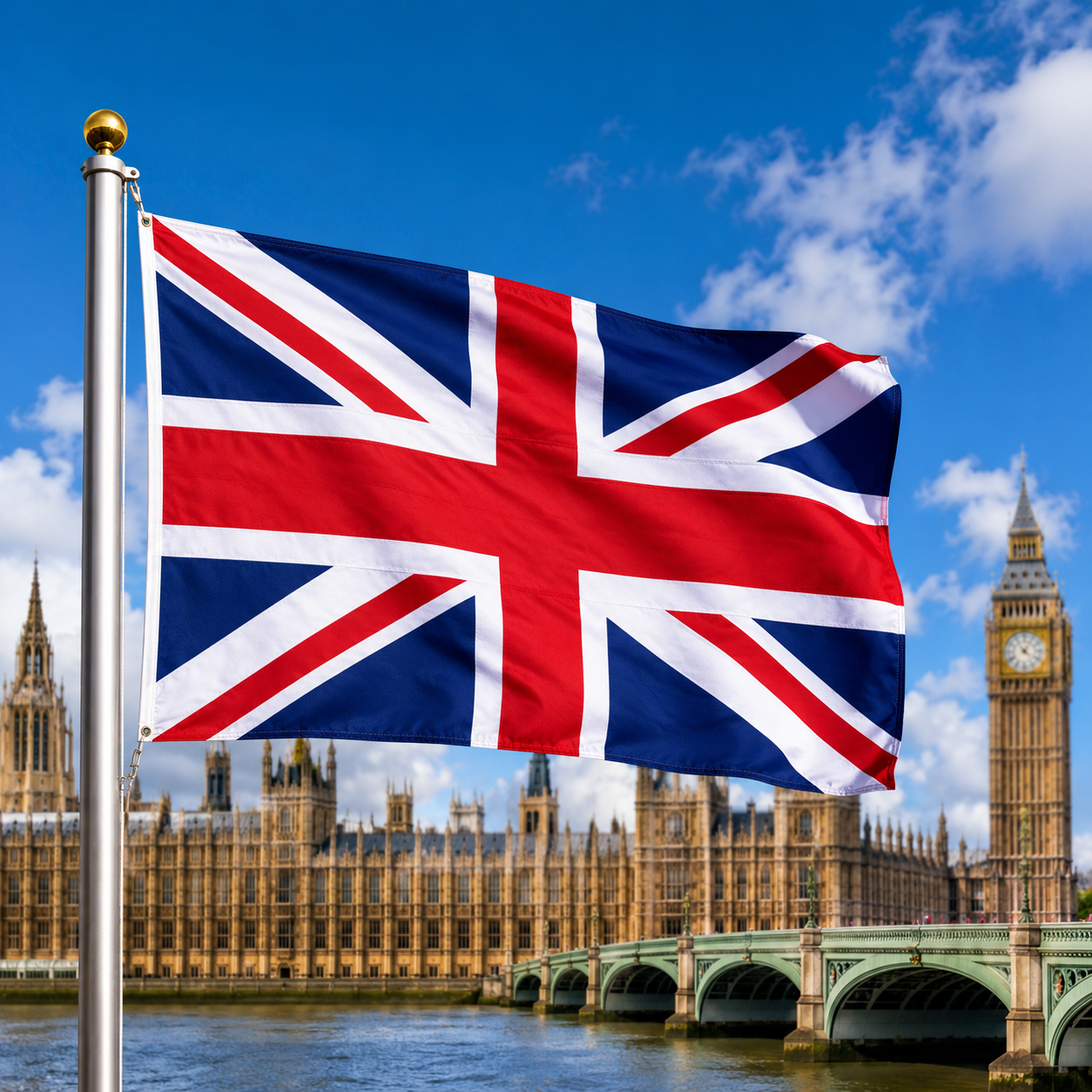 United Kingdom Flag 2'x3' to 5'x8' Nylon