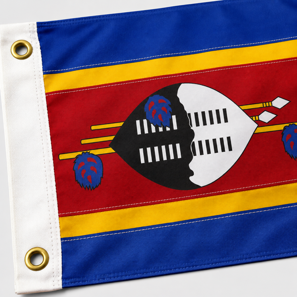 Swaziland Flag 2'x3' to 5'x8' Nylon