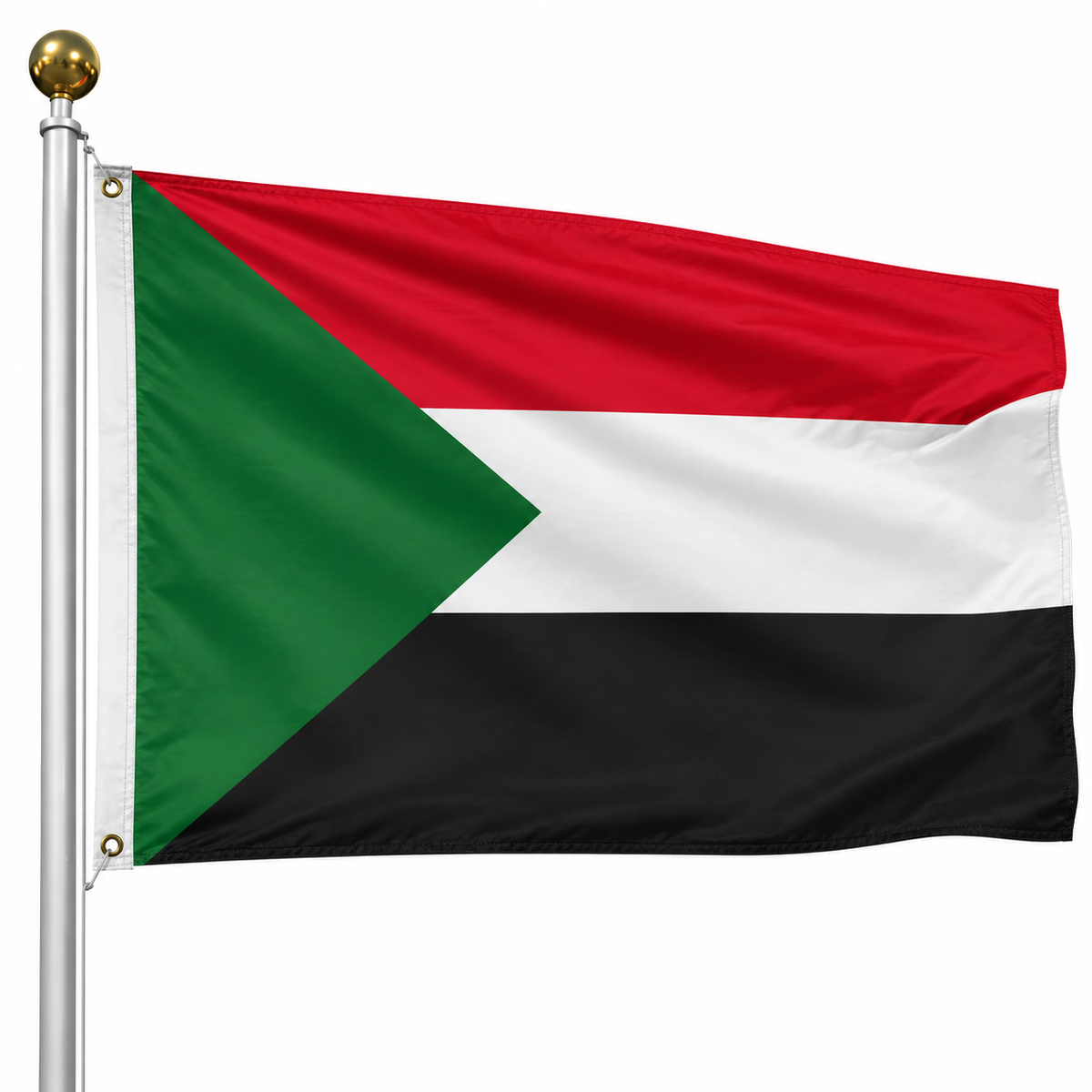 Sudan Flag 2'x3' to 5'x8' Nylon