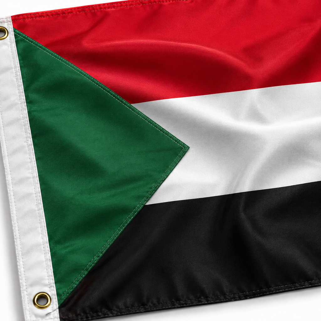 Sudan Flag 2'x3' to 5'x8' Nylon