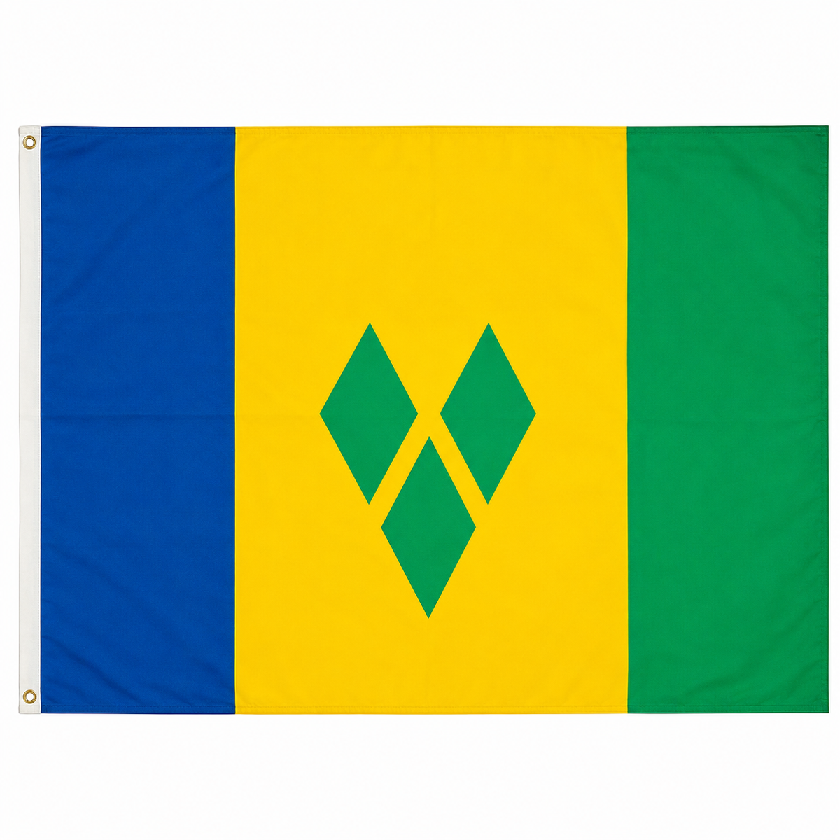 St. Vincent and Grenadines Flag 2'x3' to 5'x8' Nylon