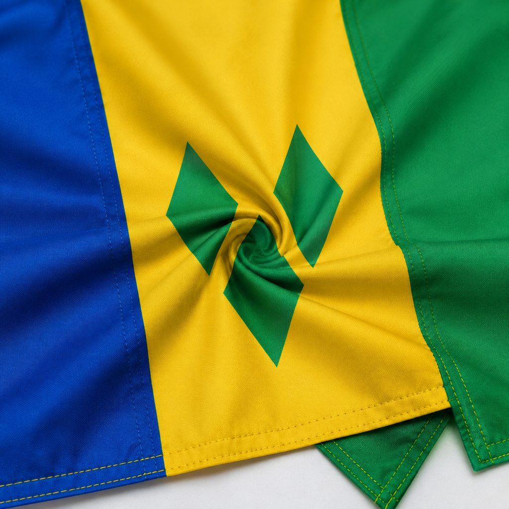 St. Vincent and Grenadines Flag 2'x3' to 5'x8' Nylon