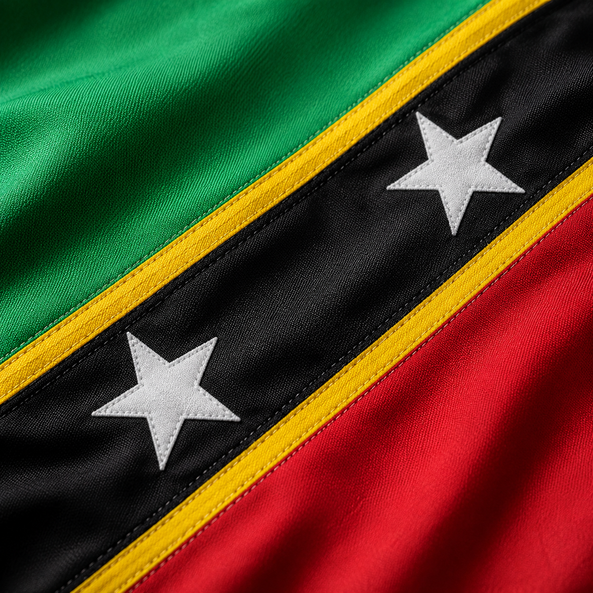St. Kitts-Nevis Flag 2'x3' to 5'x8' Nylon