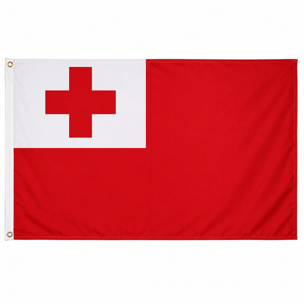 Tonga Flag 2'x3' to 5'x8' Nylon
