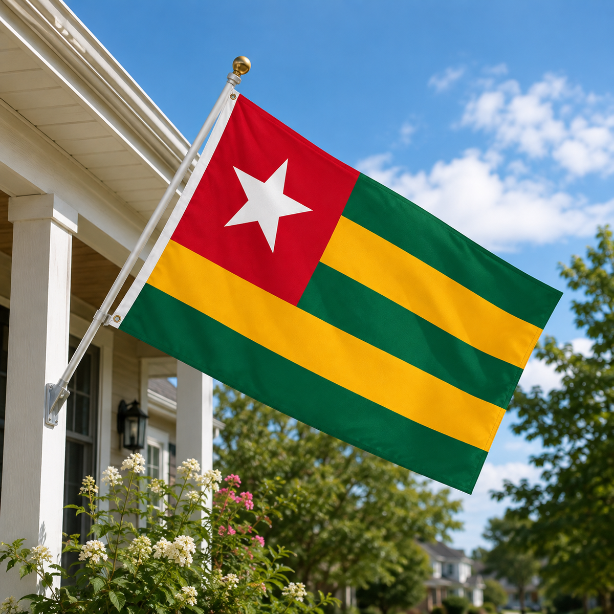 Togo Flag 2'x3' to 5'x8' Nylon