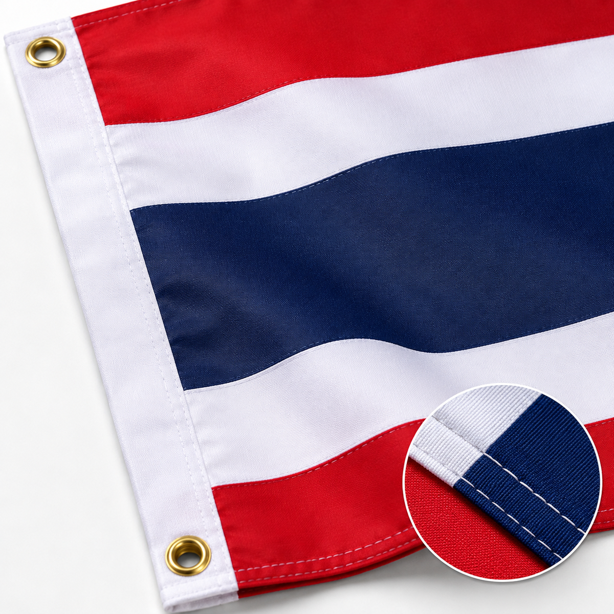 Thailand Flag 2'x3' to 5'x8' Nylon