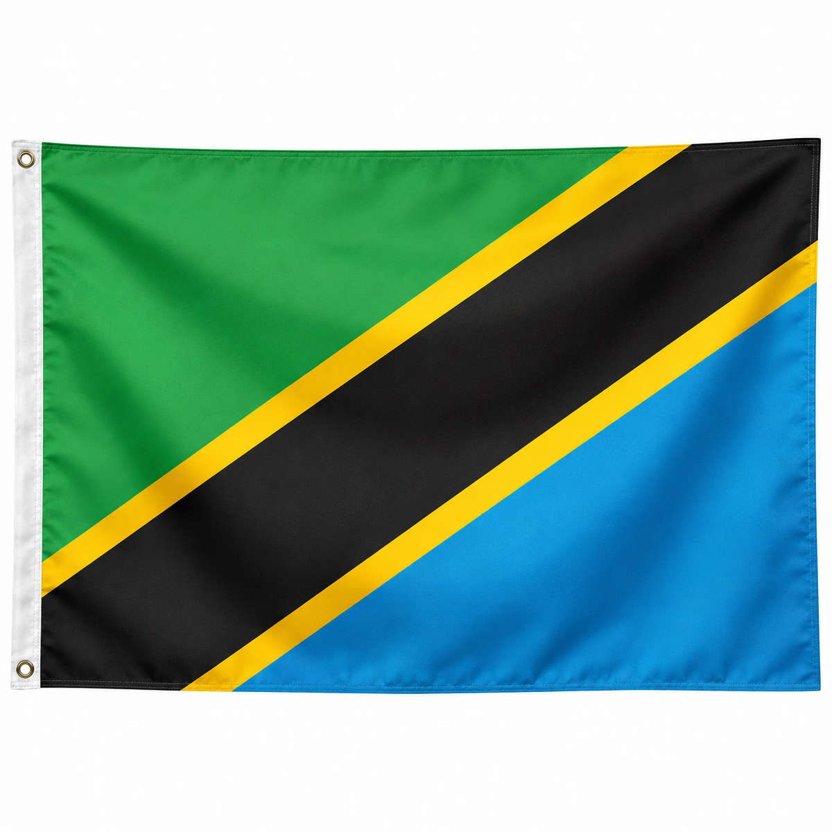 Tanzania Flag 2'x3' to 5'x8' Nylon