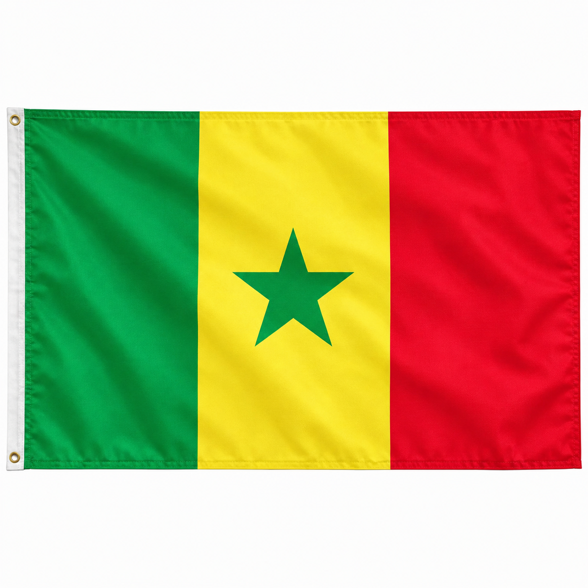 Senegal Flag 2'x3' to 5'x8' Nylon
