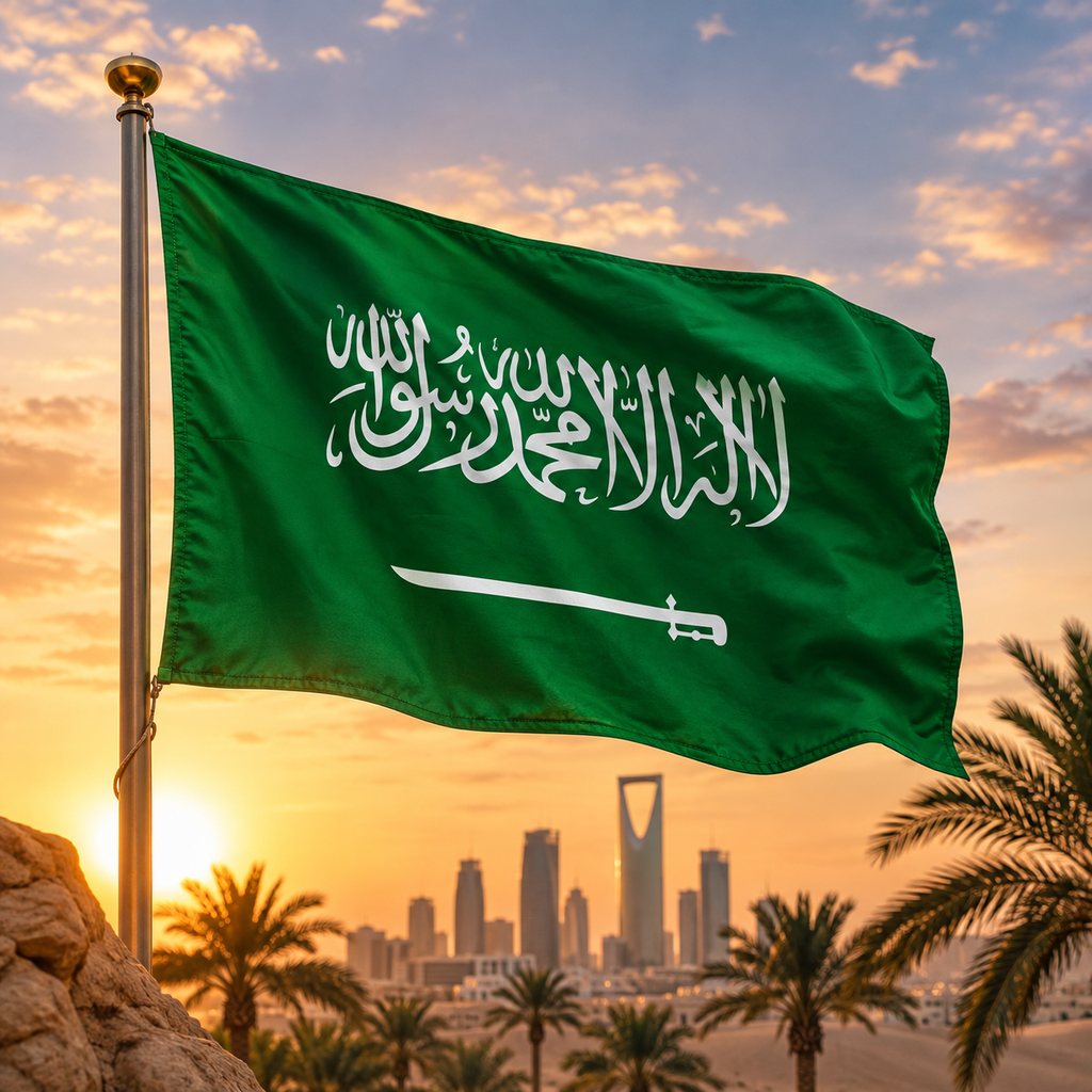 Saudi Arabia Flag 2'x3' to 5'x8' Nylon