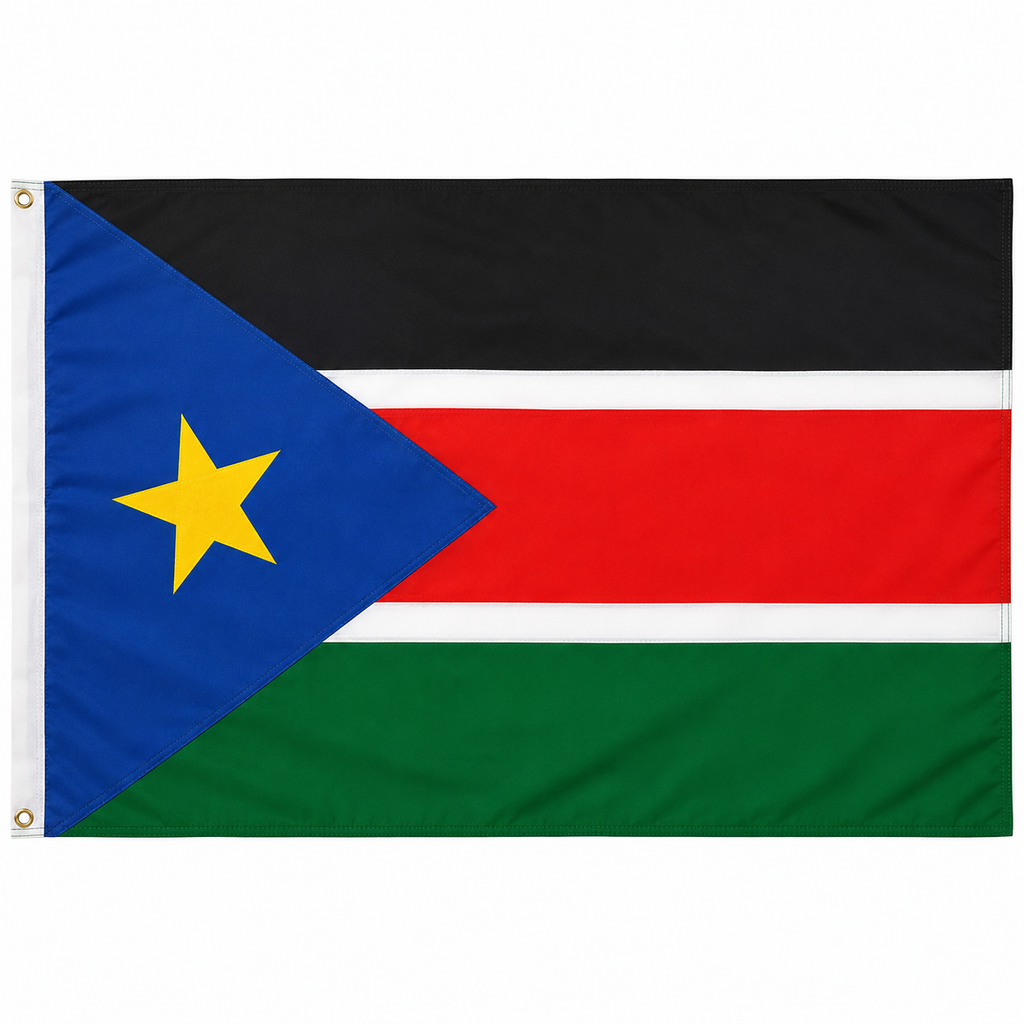 South Sudan Flag 2'x3' to 5'x8' Nylon