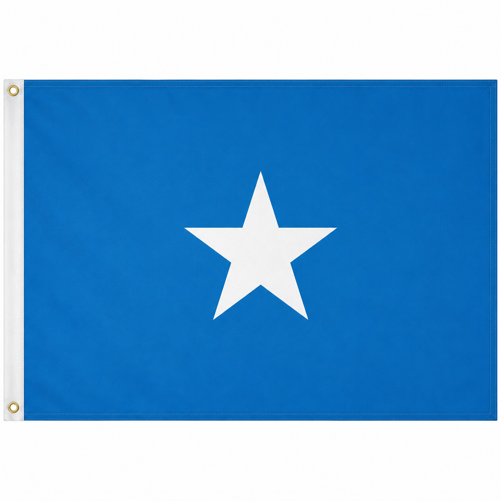 Somalia Flag 2'x3' to 5'x8' Nylon