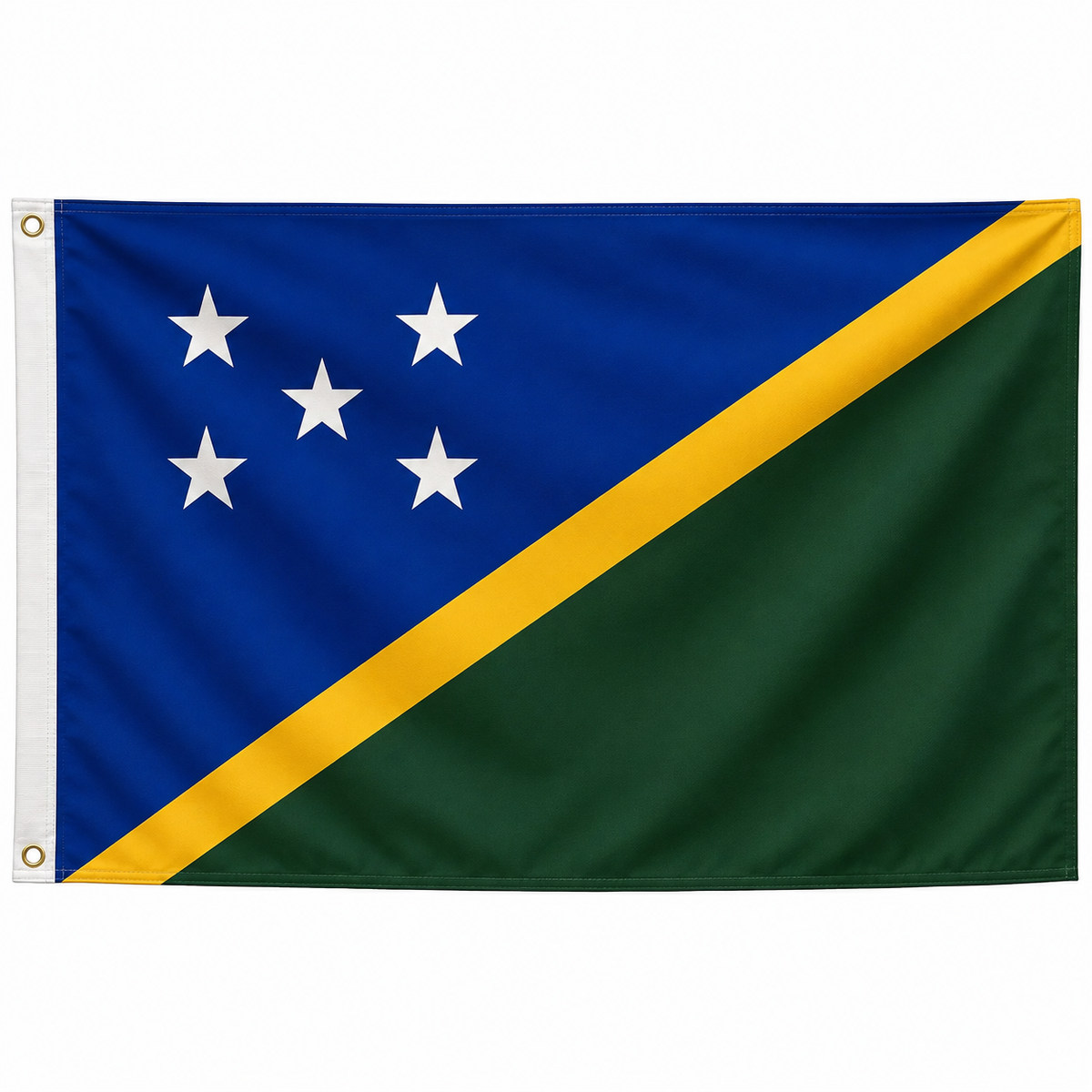 Solomon Islands Flag 2'x3' to 5'x8' Nylon