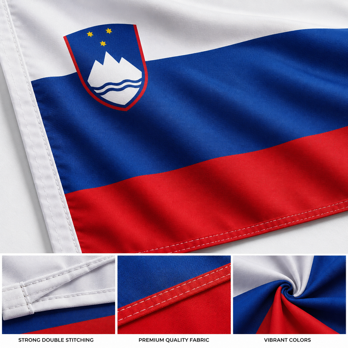Slovenia Flag 2'x3' to 5'x8' Nylon