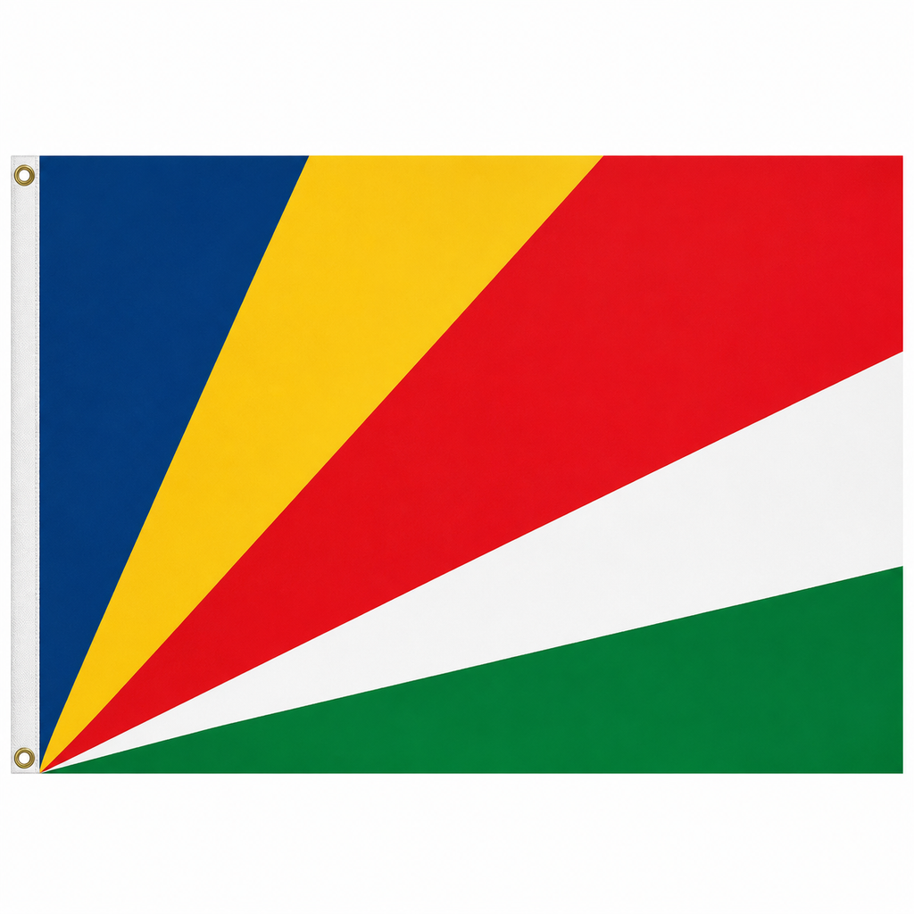 Seychelles Flag 2'x3' to 5'x8' Nylon
