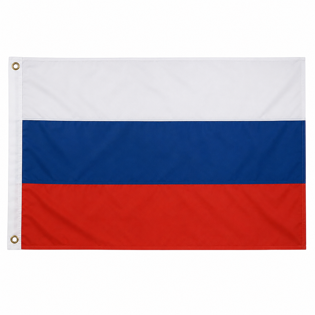 Russia Flag 2'x3' to 5'x8' Nylon