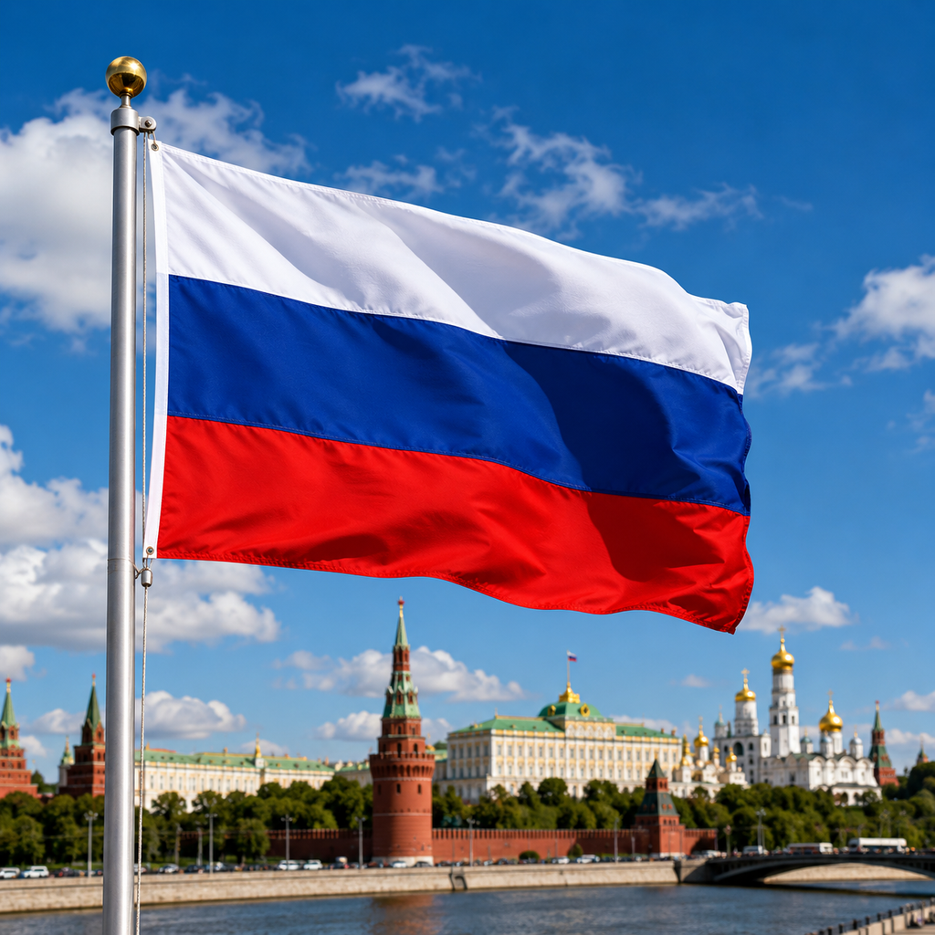 Russia Flag 2'x3' to 5'x8' Nylon