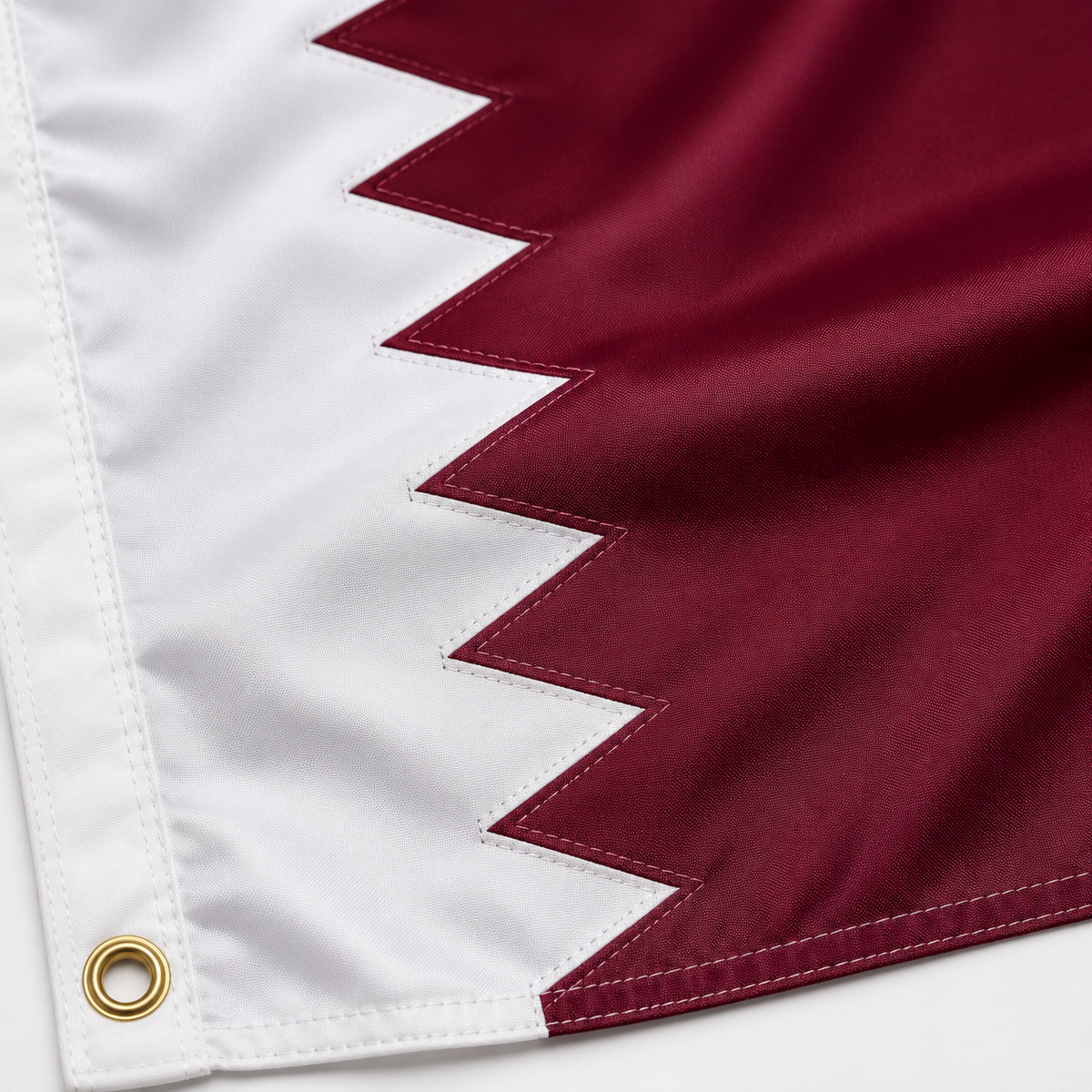Qatar Flag 2'x3' to 5'x8' Nylon