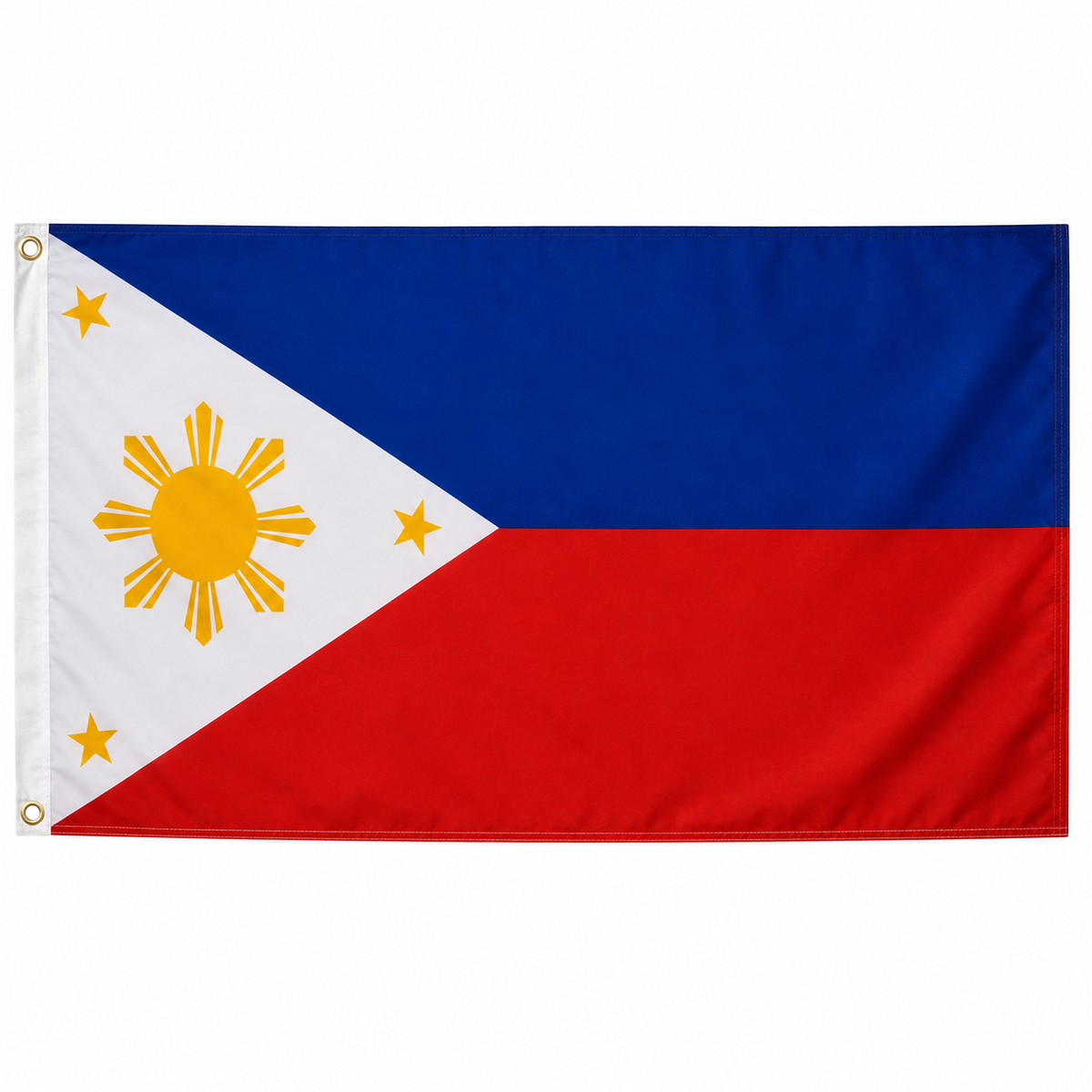 Philippines Flag 2'x3' to 5'x8' Nylon