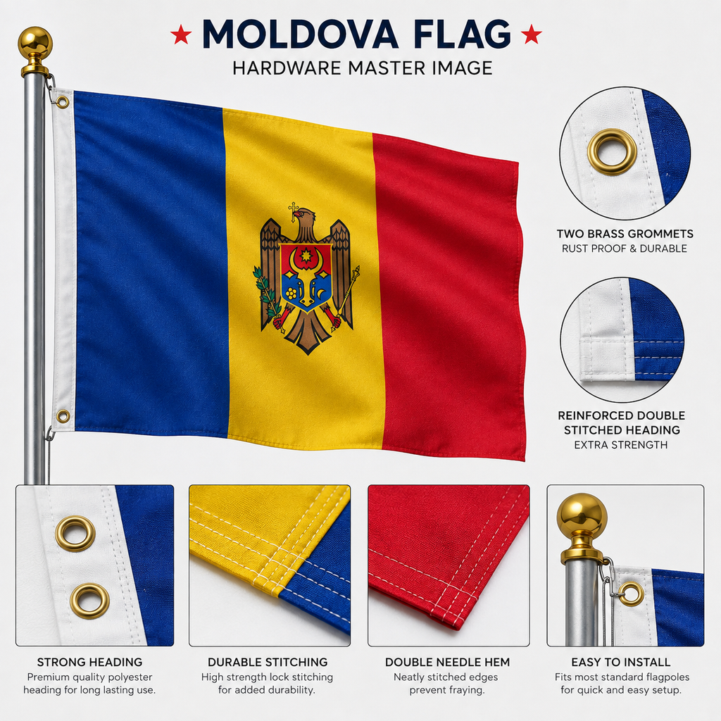 Moldova Flag